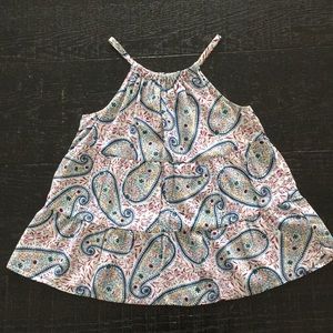 Old Navy Blue/Purple/Yellow Tank Top Sz 10-12